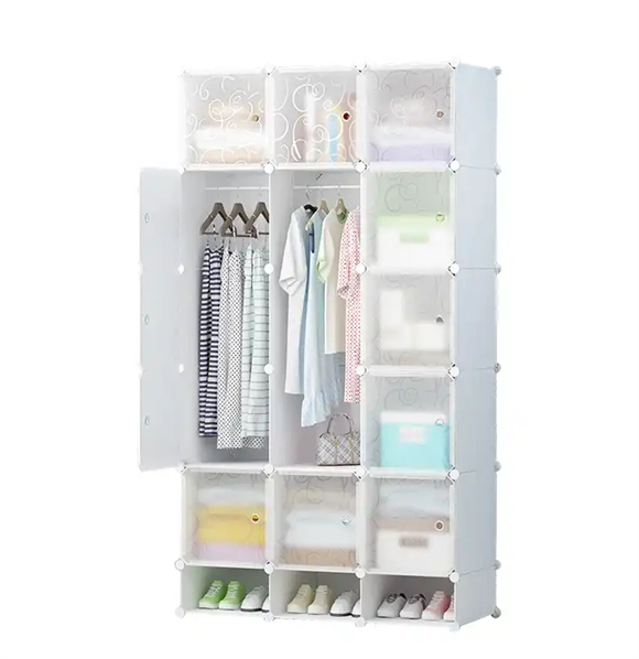Shoe rack with cover